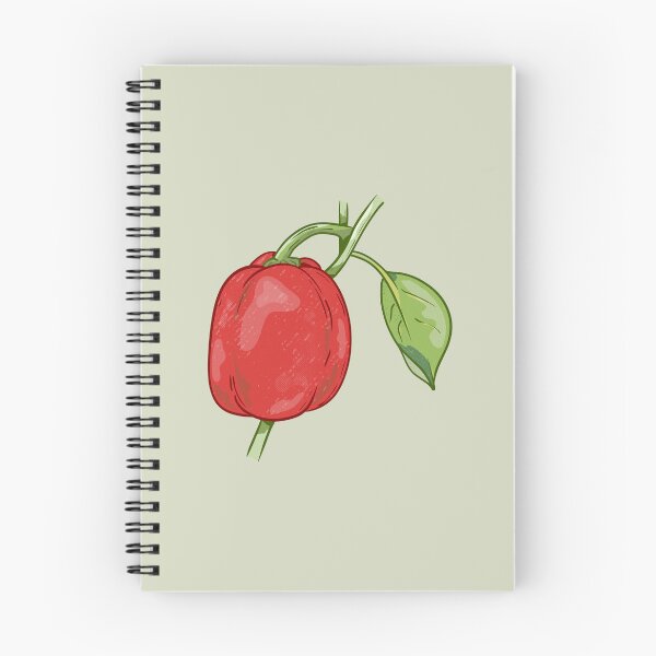 Item preview, Red Capsicum Bell Pepper  designed and sold by piedaydesigns.