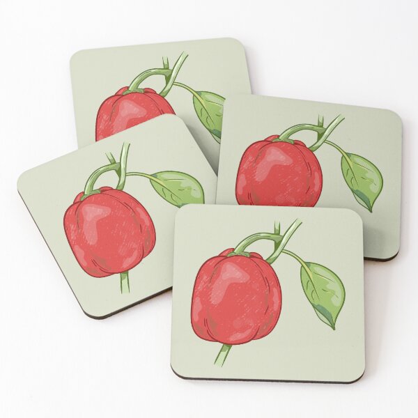 Item preview, Red Capsicum Bell Pepper  designed and sold by piedaydesigns.