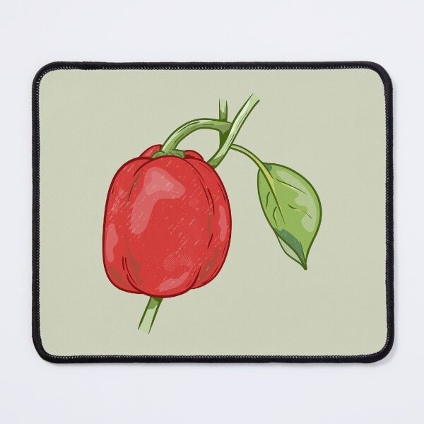Item preview, Red Capsicum Bell Pepper designed and sold by piedaydesigns.