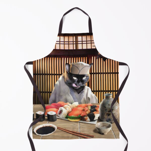 Item preview, Cat Sushi Chef designed and sold by SkylerJHill.