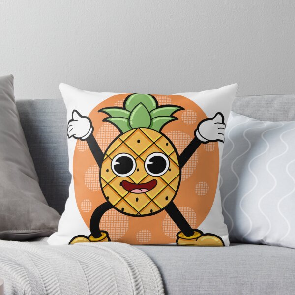 Item preview, Pineapple retro mascot designed and sold by LabibAhmadin.