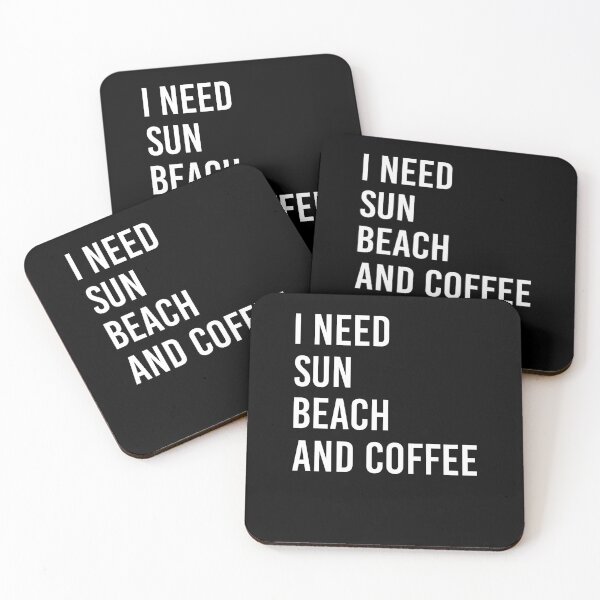 Item preview, I need sun beach and coffee funny summer design designed and sold by wearebnw.