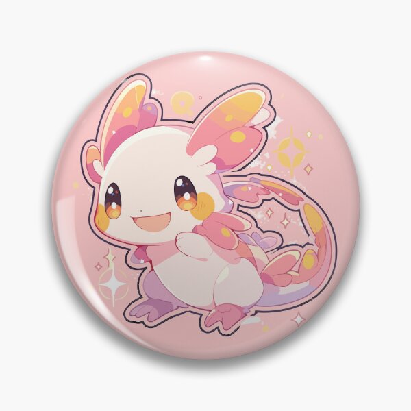 Item preview, Smiling Axolotl | Sunlit Axolotl Smile | Radiant Salamander with Starry Tail designed and sold by mindexploration.