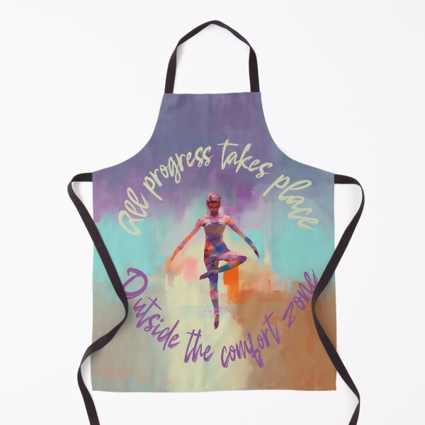 Item preview, All progress takes place outside the comfort zone  designed and sold by SweetWhiskers.