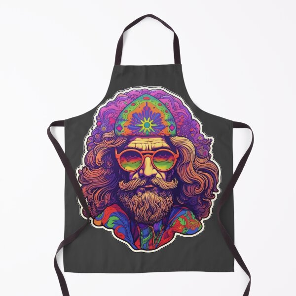 Item preview, Psychedelic Bearded Man Vinyl Pop Art Sticker - Glowing Colors in Chillwave and Precisionist Style designed and sold by CosmicScare10.