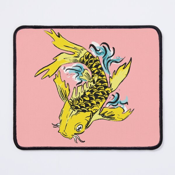Item preview, Butterfly Koi Fish Yellow designed and sold by DoodleDazeShop.