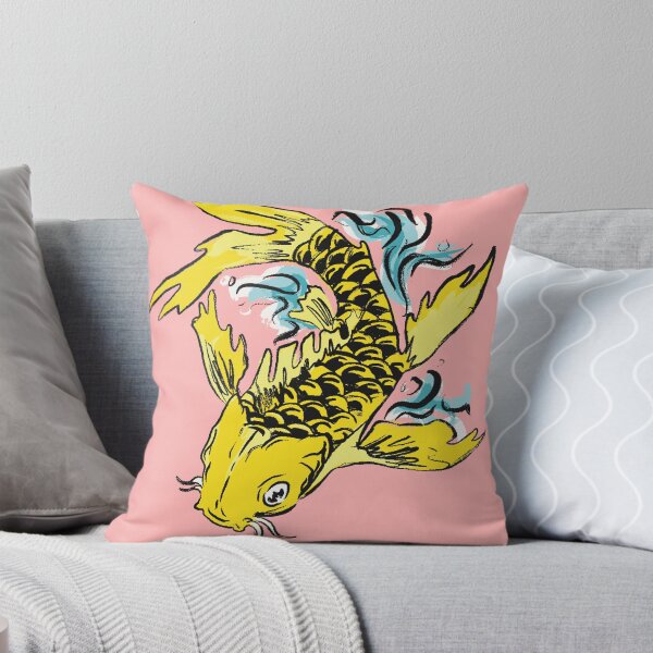 Item preview, Butterfly Koi Fish Yellow  designed and sold by DoodleDazeShop.