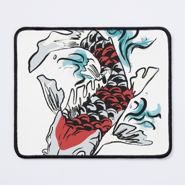 Item preview, Kohaku Koi Fish designed and sold by DoodleDazeShop.