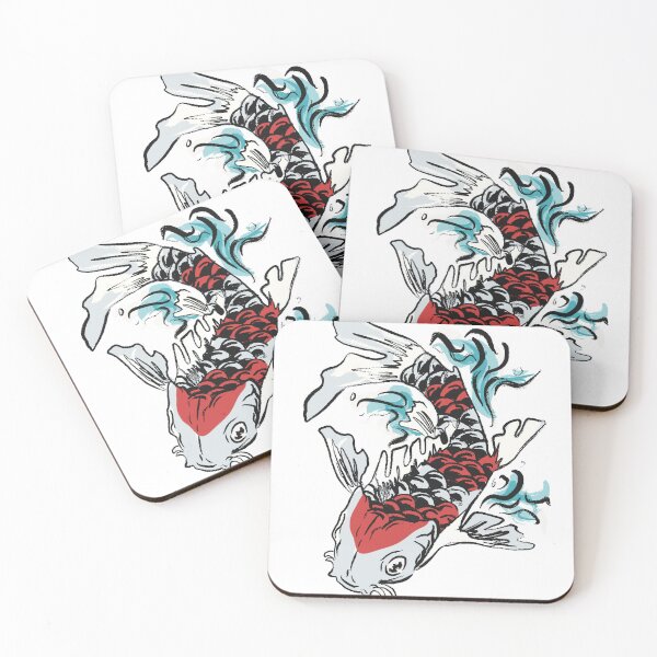 Item preview, Kohaku Koi Fish  designed and sold by DoodleDazeShop.