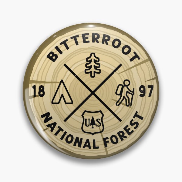 Item preview, Bitterroot National Forest Log Slice designed and sold by VanyaKar.