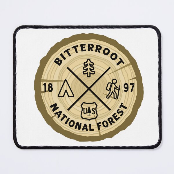 Item preview, Bitterroot National Forest Log Slice designed and sold by VanyaKar.