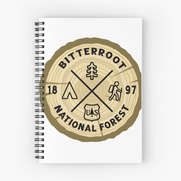 Item preview, Bitterroot National Forest Log Slice designed and sold by VanyaKar.