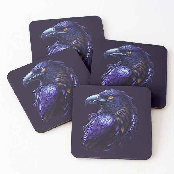Item preview, Raven head digital illustration designed and sold by amanmana.
