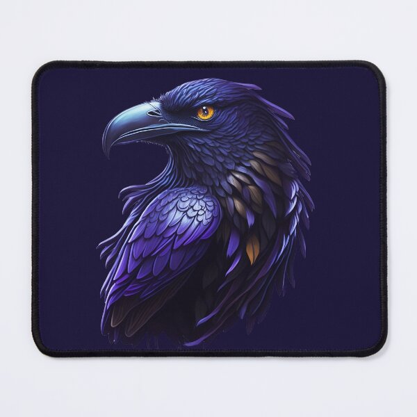 Item preview, Raven head digital illustration designed and sold by amanmana.