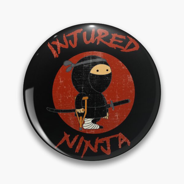 Artikelvorschau, Verletzter Ninja – süßer Ninja mit gebrochenem Bein entworfen und verkauft von RayandJason.
