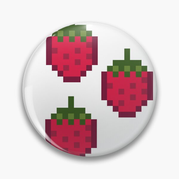 Item preview, Pixelated strawberry  designed and sold by Cherrylicius  Store.