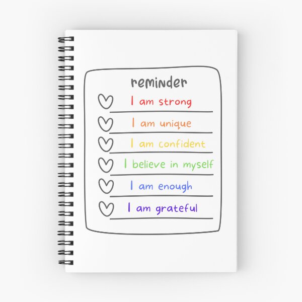 Item preview, Reminder Positive Self Affirmation designed and sold by EverAfterStudio.