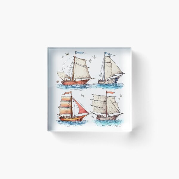 Item preview, Ships on the Sea designed and sold by victorsuarez.