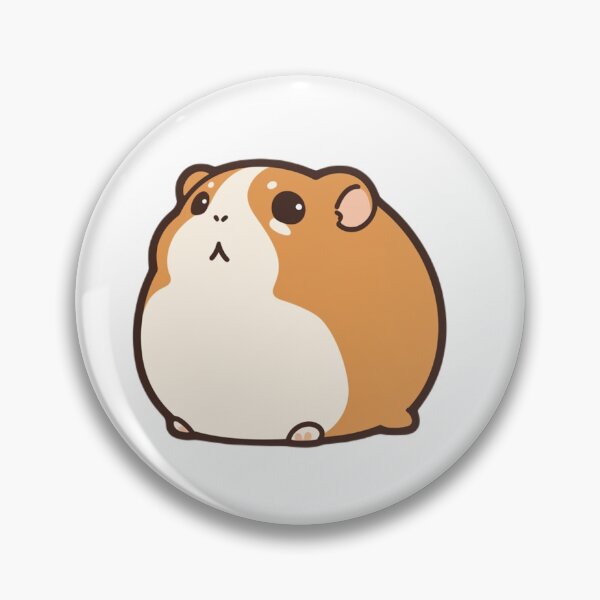 Item preview, Round Guinea Pig designed and sold by DigitalPalette1.