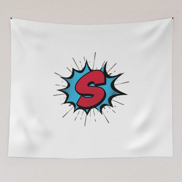 Item preview, Monogram S Cartoon Explosion Effect   designed and sold by simplymonogram.