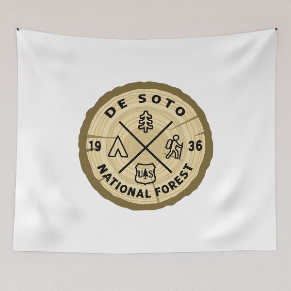 Item preview, De Soto National Forest Log Slice designed and sold by VanyaKar.