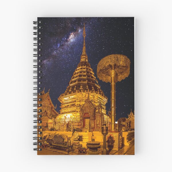 Item preview, Milky Way over Doi Suthep Temple designed and sold by dags.