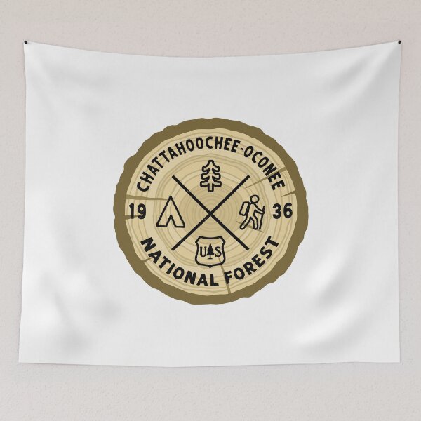 Item preview, Chattahoochee-Oconee National Forest Log Slice designed and sold by VanyaKar.