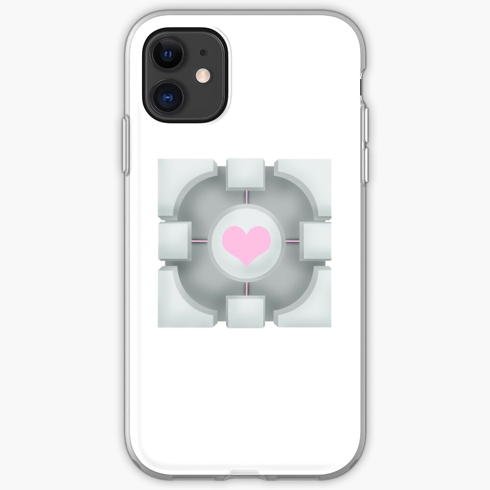 Weighted Companion Cube (Portal 2) iPhone-Hülle