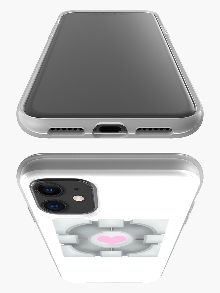 Alternative Ansicht von Weighted Companion Cube (Portal 2) iPhone-Hülle