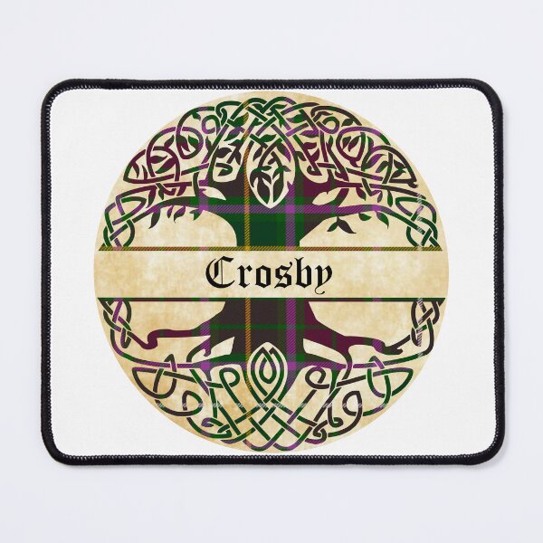 Item preview, Crosby Tree of Life Clan Scottish Surname tartan designed and sold by BagTown Clans.
