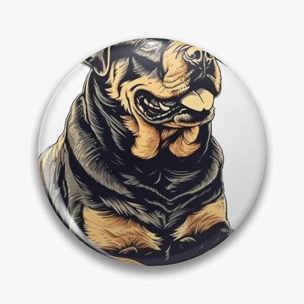 Item preview, Canine Heritage Apparel - Classic Rottweiler artwork, Vintage Style Dog Lover artwork. designed and sold by DooodleGod.