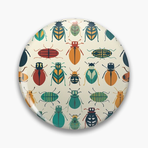 Item preview, Pattern colorful beetles designed and sold by Neoalf.
