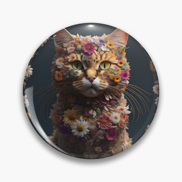 Item preview, Flower cat designed and sold by Ai-Fandom.