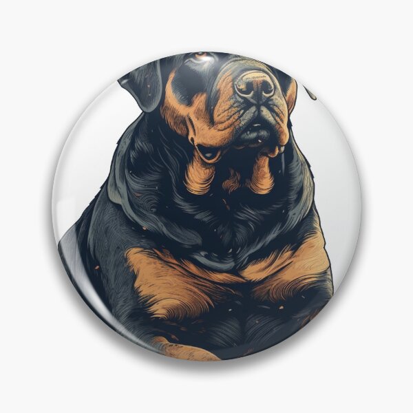 Item preview, RottieWear: Vintage Rottweiler artwork for Loyalist Pooch Lovers designed and sold by DooodleGod.