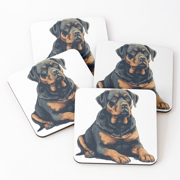 Item preview, RottieWear: Vintage Rottweiler artwork for Loyalist Pooch Lovers designed and sold by DooodleGod.