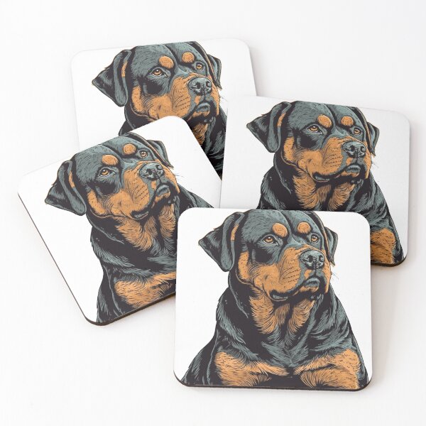 Artikelvorschau, Canine Classics - Vintage Rottweiler artwork for Dog Lovers: Retro-style artwork with loyal companion artwork. entworfen und verkauft von DooodleGod.