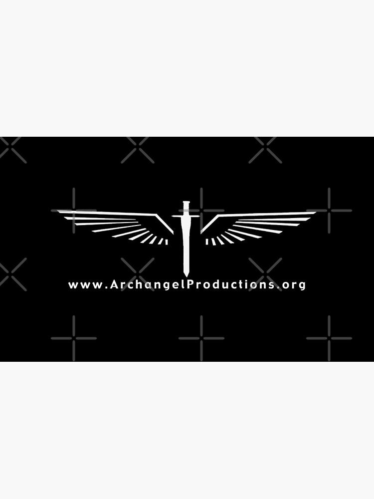 Thumbnail 6 of 6, Coffee Mug, Archangel Productions Sword & Wings Logo White designed and sold by ArchangelProdCo.