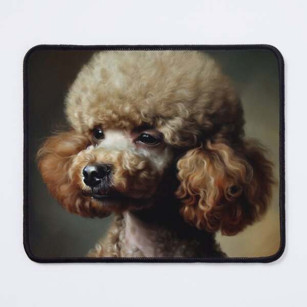 Item preview, Age of Renaissance: Poised Elegance in Poodle Portrait designed and sold by StyleSyndicatio.