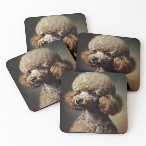 Item preview, Age of Renaissance: Poised Elegance in Poodle Portrait designed and sold by StyleSyndicatio.