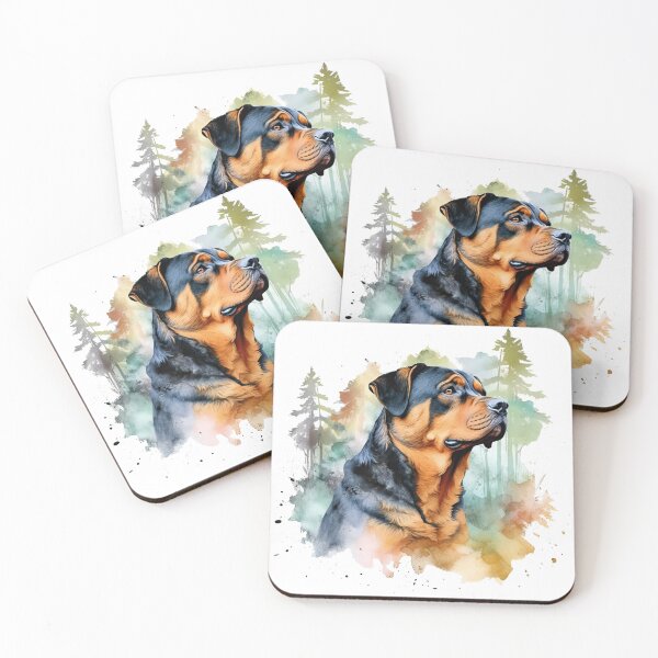 Item preview, artistic Rottweiler masterpiece - great for Rabid Dog designed and sold by DooodleGod.