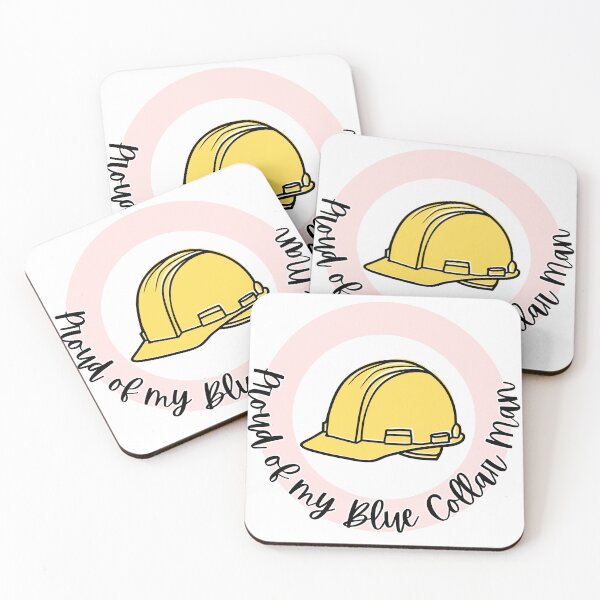 Item preview, Proud of My Blue Collar Man l Pink designed and sold by GabbyC03.