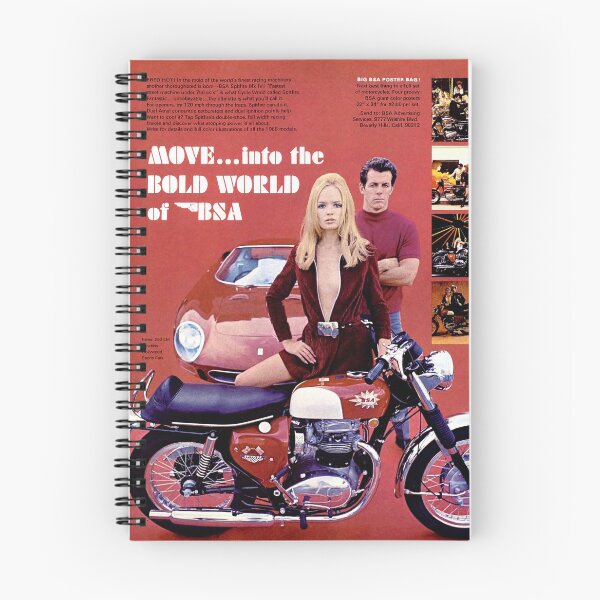 Item preview, 1968 BSA Motorcycle Print Ad Poster designed and sold by Michael Kessel.
