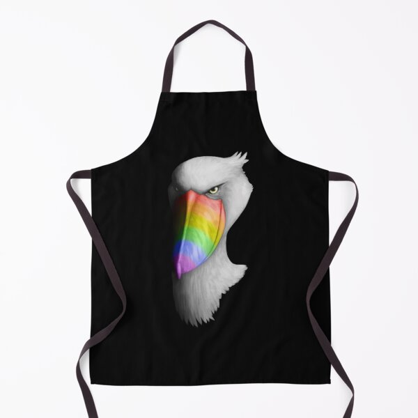 Item preview, Rainbow Pride Shoebill designed and sold by Wootzel.
