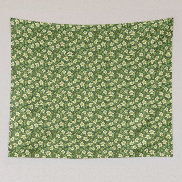 Item preview, Green floral pattern  designed and sold by florallover444.