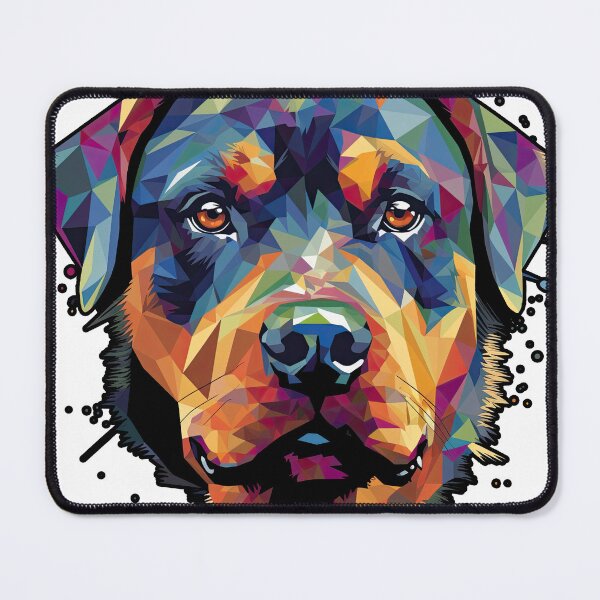 Item preview, Geometric Rottie: cute Dog Lover artworks for Geometricity Fanatics designed and sold by DooodleGod.