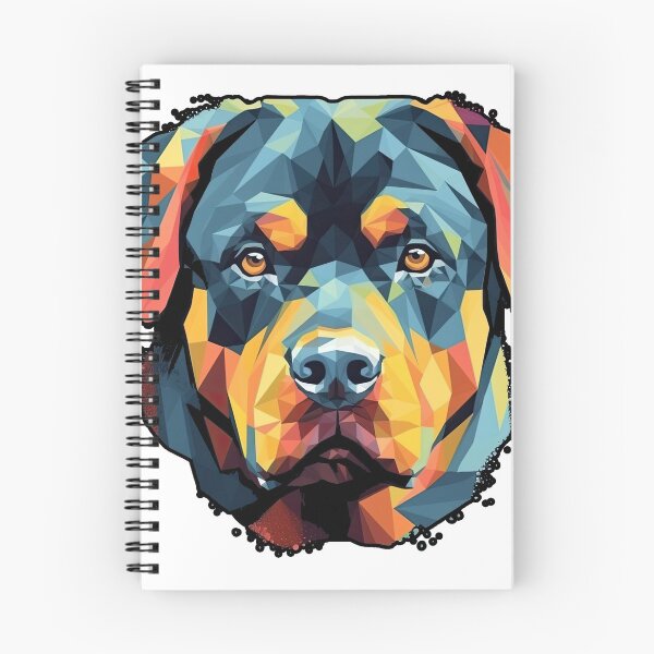 Artikelvorschau, Geometric Rottie artworks - cute Dog Lovers Delight - Unique Shapes for Rottweiler Lovers entworfen und verkauft von DooodleGod.