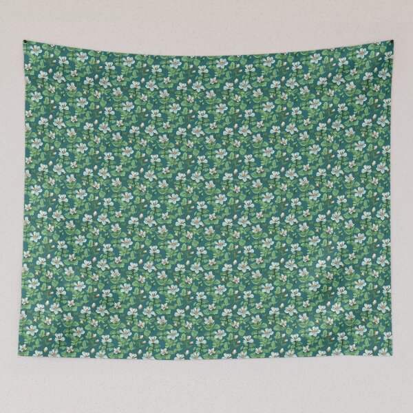 Item preview, Green floral pattern  designed and sold by florallover444.