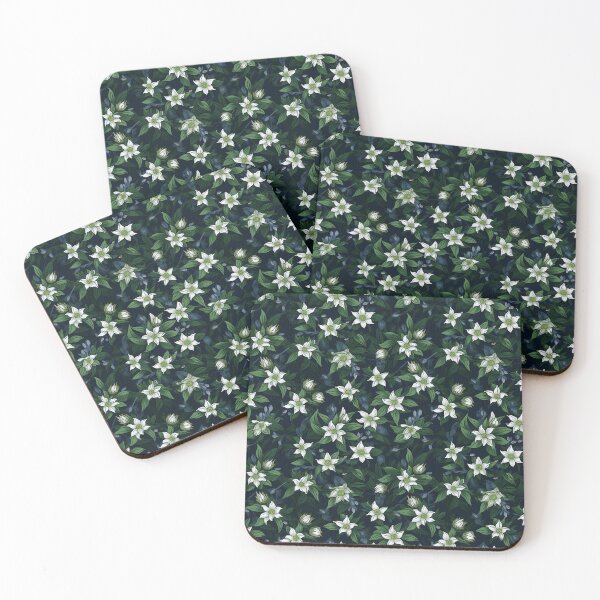 Item preview, Green floral pattern  designed and sold by florallover444.