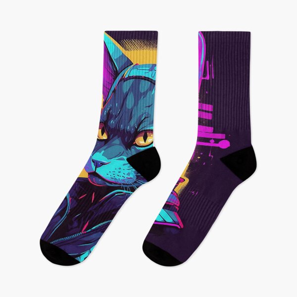 Item preview, Cyberpunk Cat Style designed and sold by meganstiferson.