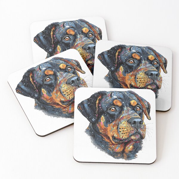 Item preview, RottieIntel: AI-Powered Owner for Your masterpiece Rottweiler Pet, with Mental Capacity and Instinctual Fierceness designed and sold by DooodleGod.